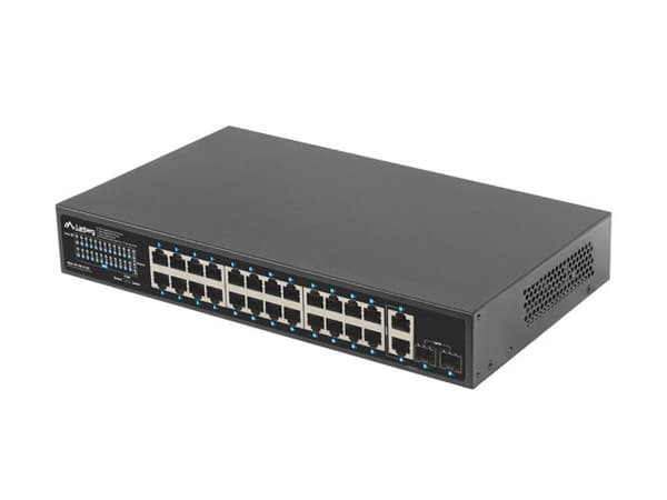 Lanberg RSGE-24P-2GE-2S-360 network switch Unmanaged