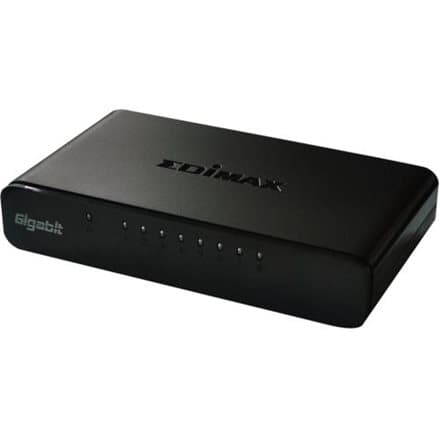 Switch EDIMAX ES-5800G V3, 8 Ports, Gigabit Svart