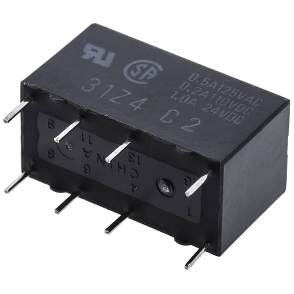Omron G5V-2-H1-DC12 Power-relä 12 V/DC 1 A 2 switch 1 st Bag