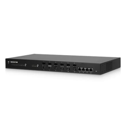 NET SWITCH 12PORT SFP+ 4 10G/ES-16-XG UBIQUITI Svart