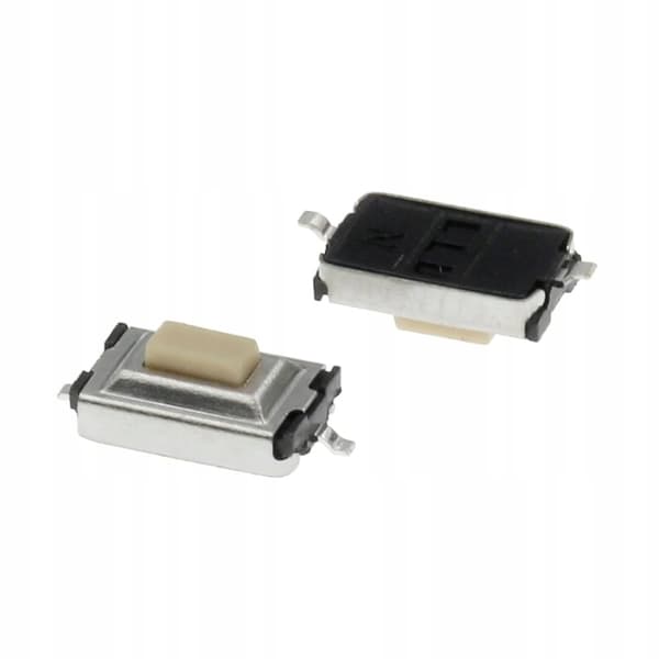 Taktafbryder SMT monostabil 3x6 h=2,5 mm, sæt med 10 stk.