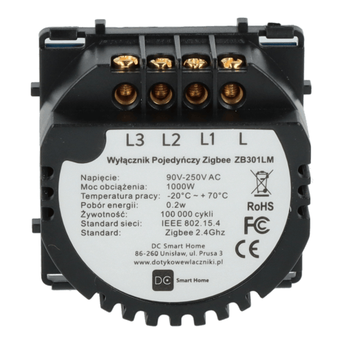 Triple ZigBee lysafbrydermodul uden N