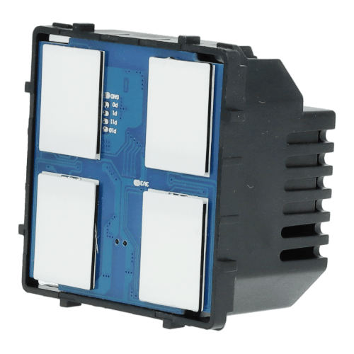 Fyrdubbel Wi-Fi + BL Light Switch Module med N