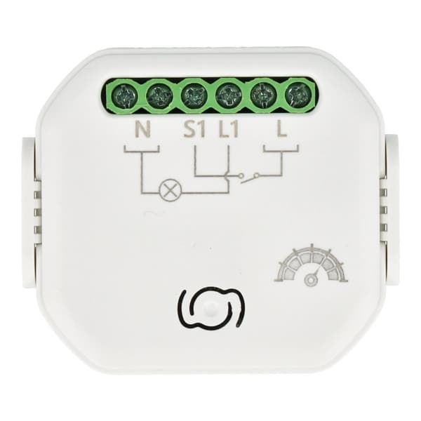 Relæ/Switch planmonteret enkelt lysdæmper Wi-Fi