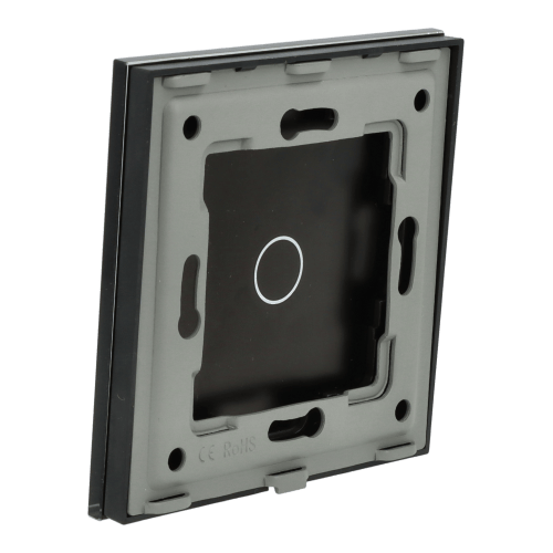 Enkelglaspanel 1G Svart DC Smart Home