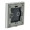 Miniatyrbillede 4 af 6: Enkelt glaspanel 2G Hvid DC Smart Home