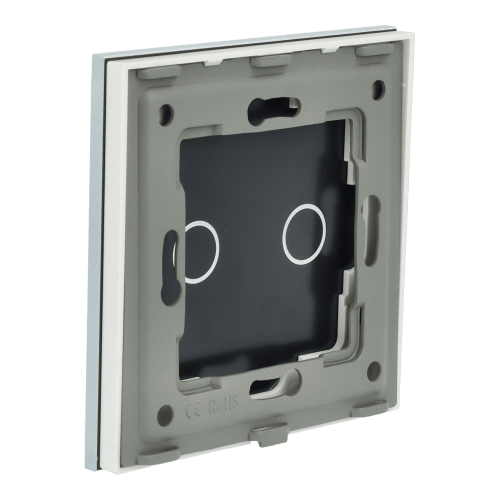 Enkelt glaspanel 2G Hvid DC Smart Home