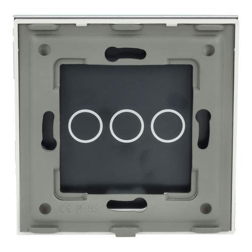 Enkelt glaspanel 3G Hvid DC Smart Home