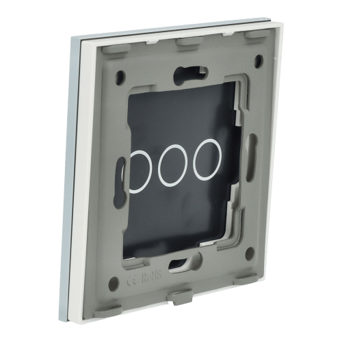 Enkelt glaspanel 3G Hvid DC Smart Home