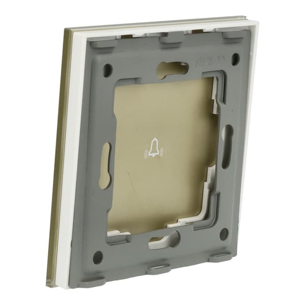 Enkelt glaspanelklokke Guld DC Smart Home