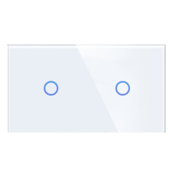 Dubbelglaspanel 1G1G Vit DC Smart Home