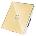 Miniatyrbillede 1 af 5: Single touch switch Wi-Fi + BL Gold med N__