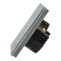Miniatyrbillede 3 af 5: Triple touch switch Wi-Fi + BL Grå med N__