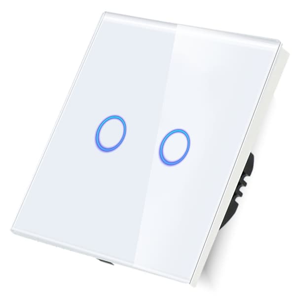 ZigBee Double Touch Switch Vit med N__