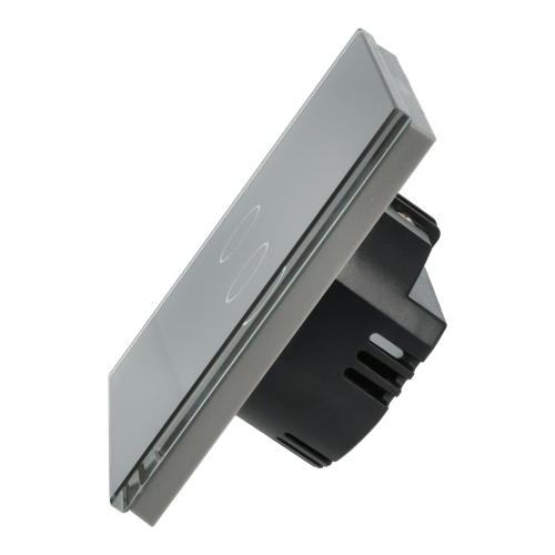 ZigBee Double Touch Switch Grå med N__