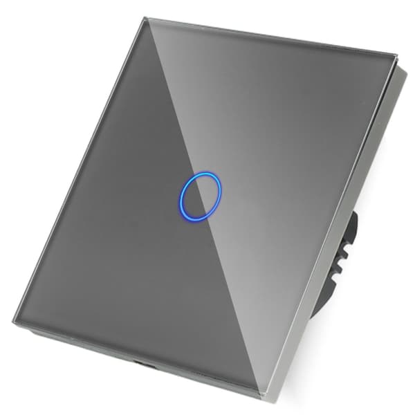 Enkelt ZigBee Touch Switch Grå Uden N__
