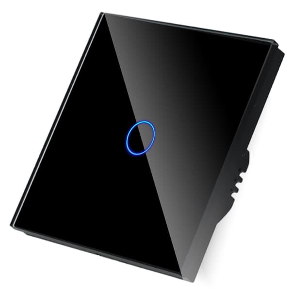 Enkelt Wi-Fi Touch Switch Black Only Live Line__