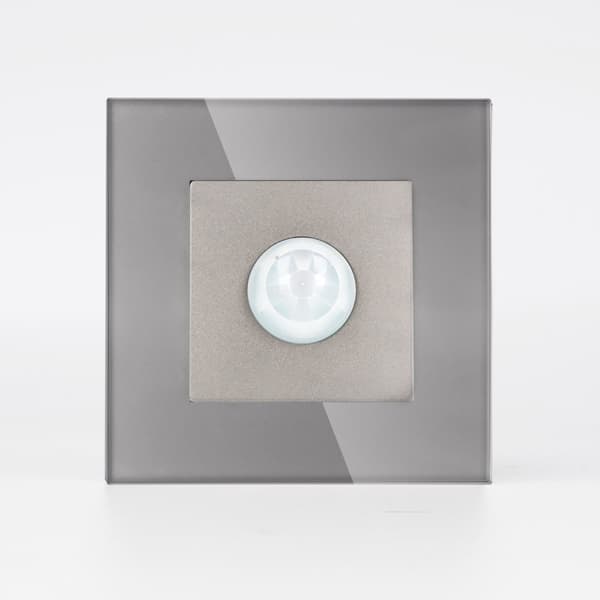 DC SMART HOME grå bevægelsessensor med glasramme__