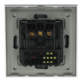 Miniatyrbild 2 av 8: Enkelt eluttag med snabb USB A+C laddare Vit med glasram__ 20W__