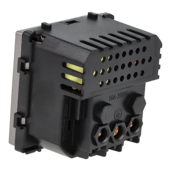Pistorasiamoduuli USB-laturilla AA 230V harmaa