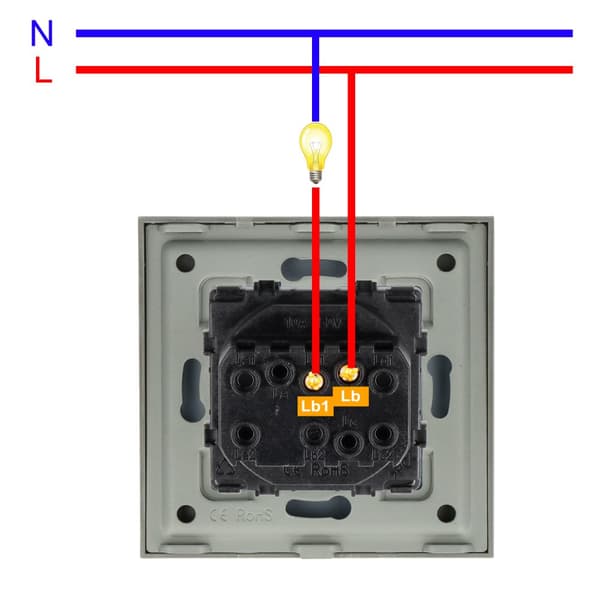 Mekanisk ringklocka modul vit
