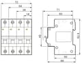 Miniatyrbillede 2 af 2: Afbryder C 32A 3P TRACON