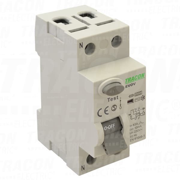 40A 30mA AC 2P TRACON differentialafbryder