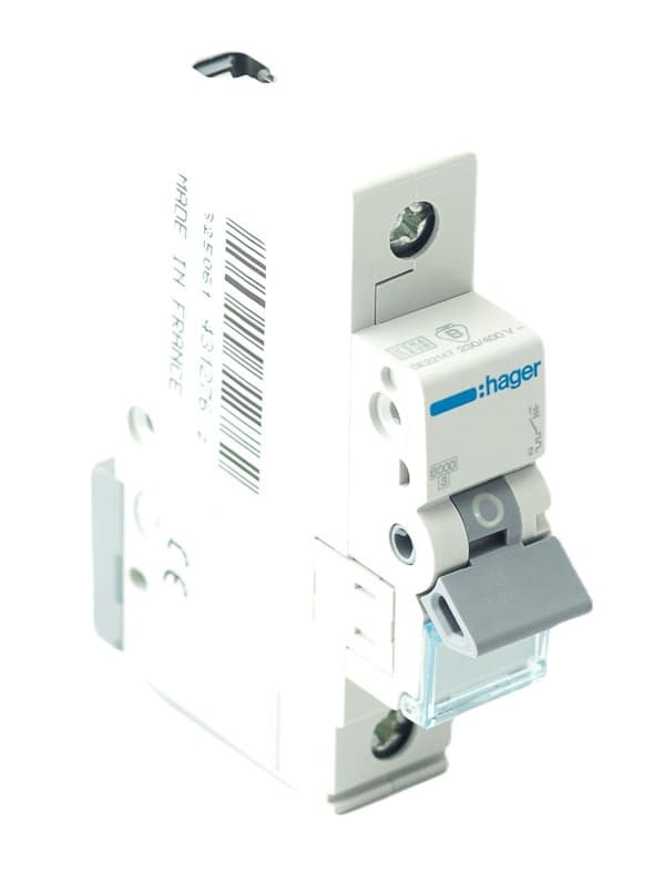 HAGER Afbryder C4A MCN104E 1-FASET