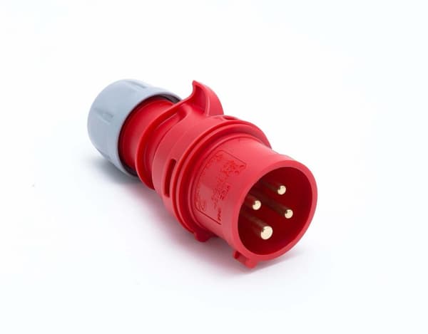 Kannettava virtapistoke kaapelille 16A 4P 400V 6h IP44