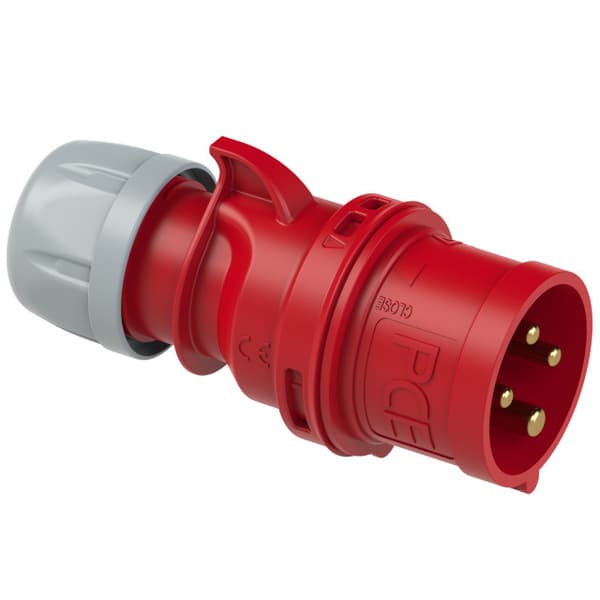Kannettava virtapistoke kaapelille 16A 4P 400V 6h IP44
