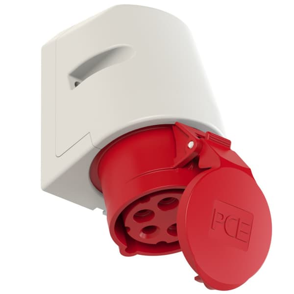 Kiinteä pistorasia 16A 5P 400V 6h IP44 pinta-asennus