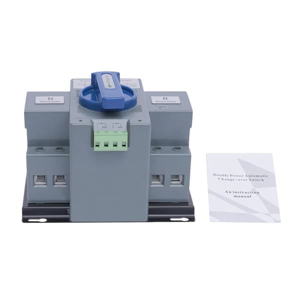 Automatisk Overførselsbryder, Nominel Strøm 63A, Omstillingstid ≤2S, Automatisk/Manuel Betjening,220V
