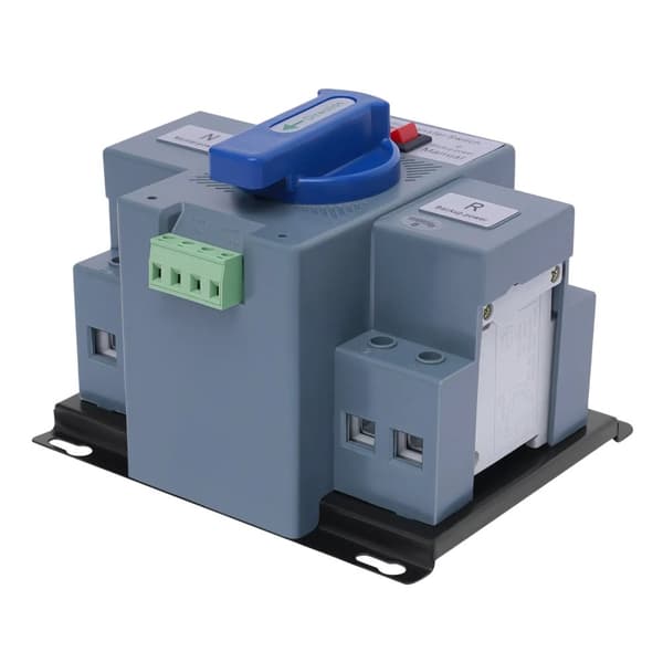 Dual Power Automatic Transfer Switch, 2P, 63A,Blå