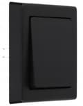 Miniatyrbillede 2 af 3: Krydsafbryder 250V 10A IP20 indbygget mat sort