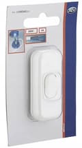 Miniatyrbillede 3 af 3: Vippeafbryder til 1-polet kabel 2,5A 250V Hvid