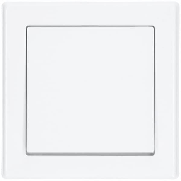 Enkelt krydsforbindelse med ramme 8,1x8,1 cm Hvid