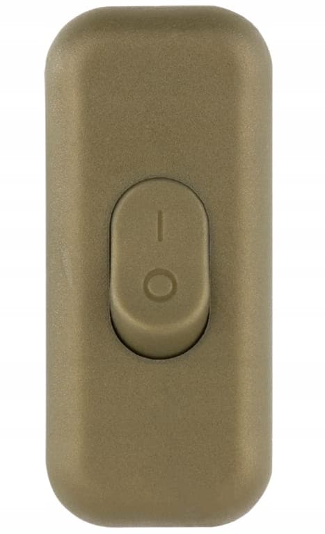 Mellemvippeafbryder til kabel CLICK 1-polet 2,5A 250V Guld