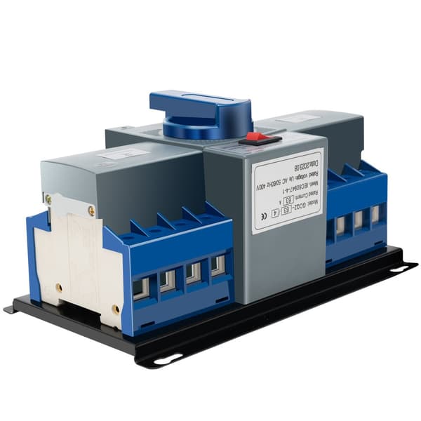 Dual-power Automatisk Överföringsbrytare, 400V Nominell Spänning, 63A Nominell Ström, Automatisk eller Manuell Drift,EU-standard