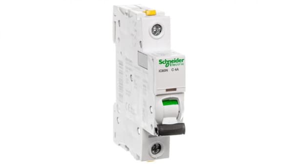 Katkaisija 1P C 4A 6kA AC iC60N-C4 A9F04104