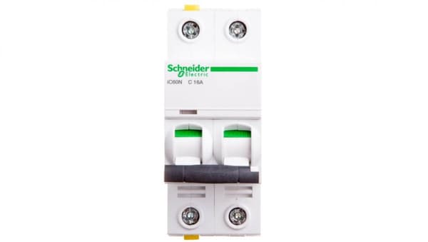 Katkaisija 2P C 16A 6kA AC iC60N-C16-2 A9F04216