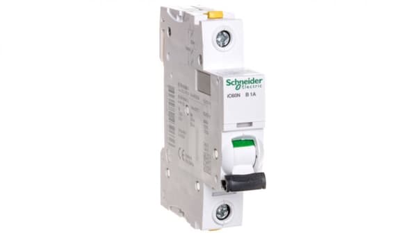 Säkring 1P B 1A 6kA AC iC60N-B1 A9F03101