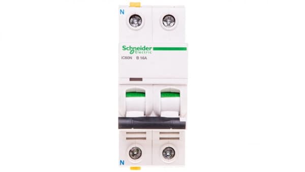Afbryder 1P+NB 16A 6kA AC iC60N-B16-1N A9F03616