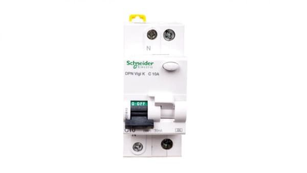 Differensialafbryder 2P 10A C 0,03A type A DPN Vigi K A9D21610