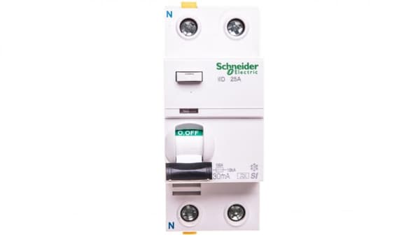 iID 2P 25A 30mA differentialafbryder type A-SI A9Z31225