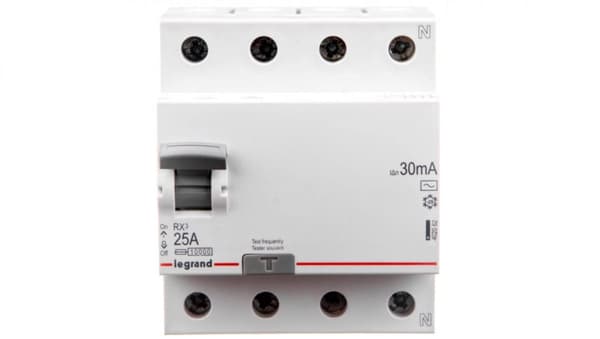 4P 25A 0,03A differentialafbryder type AC P304 RX3 402062
