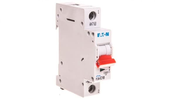 Afbryder 1P C 10A 10kA AC PLSM-C10-MW 242202