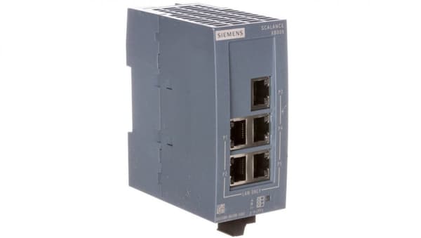 Teollinen hallitsematon kytkin 5 RJ45-porttia 10/100 Mb/s SCALANCE XB005 6GK5005-0BA00-1AB2