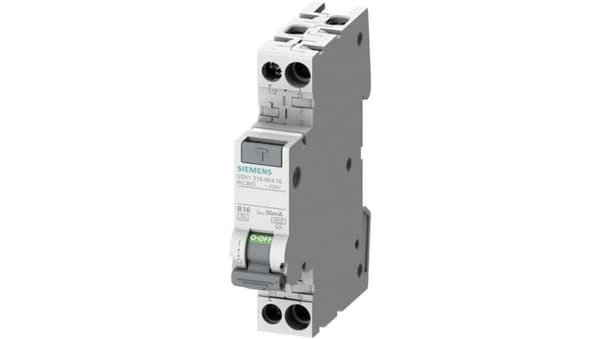Differensafbryder 2P B 10A 0,03A Type A 6kA 30mA 230V SENTRON 5SV1316-6KK10