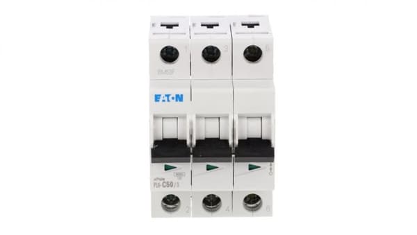 Afbryder 3P C 50A 6kA AC PL6-C50/3 286606