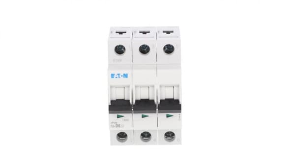 Afbryder 3P D 6A 6kA AC PL6-D6/3 286610